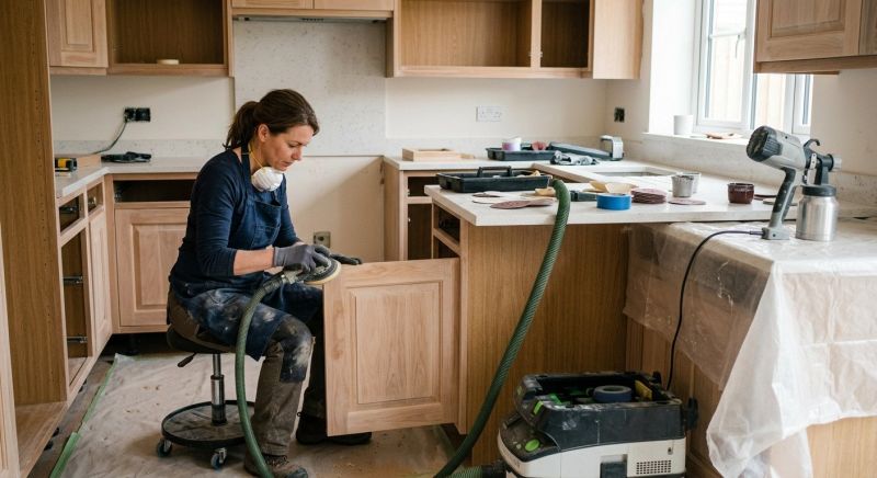 Cupboard Refinishing in Bloomington, IN