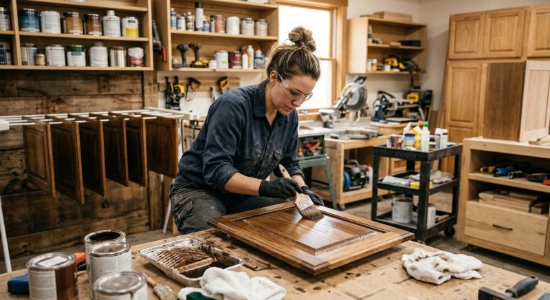 Cabinet Staining Service in Dayton, OH