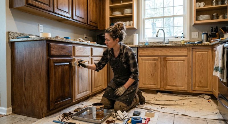 Cabinet Staining Service in Lafayette, IN